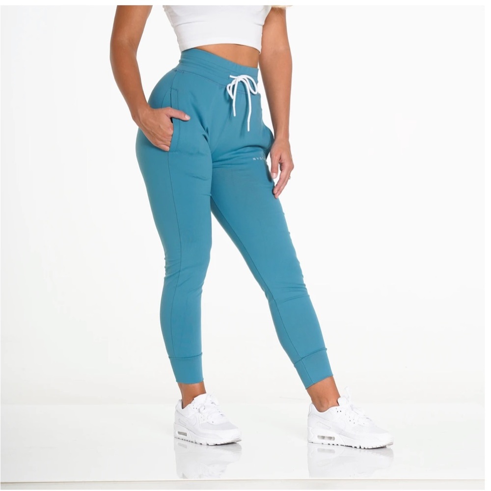 Steel blue joggers